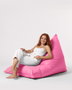 Atelier Del Sofa Pouf Grande Big Bed Rosa Exterior Impermeable Jardin 145x90x35cm